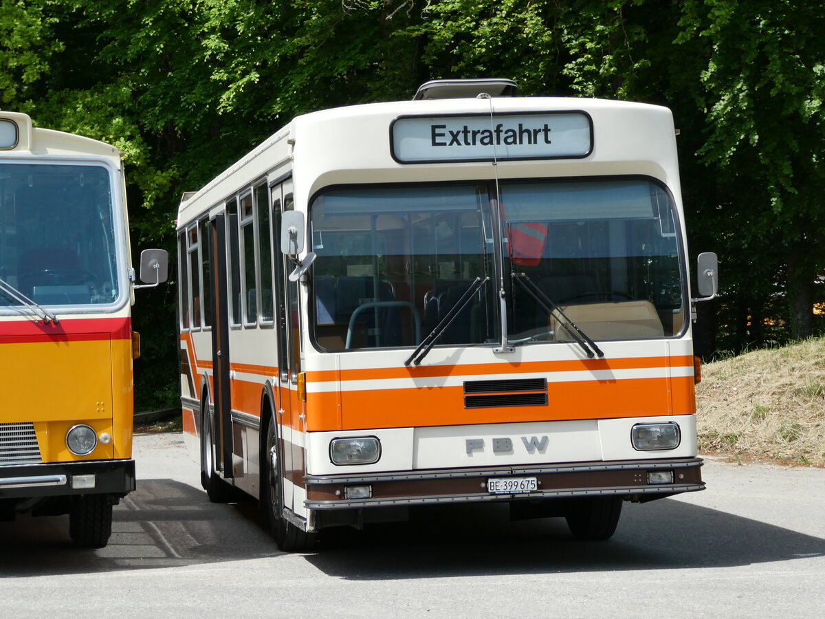 (235'636) - Wegmller, Mnsingen - BE 399'675 - FBW/R&J (ex Bamert, Wollerau) am 15. Mai 2022 in Burgdorf, kihof Ziegelgut