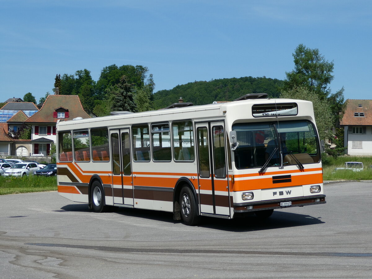 (235'700) - Wegmller, Mnsingen - BE 399'675 - FBW/R&J (ex Bamert, Wollerau) am 15. Mai 2022 in Wynigen, Landi