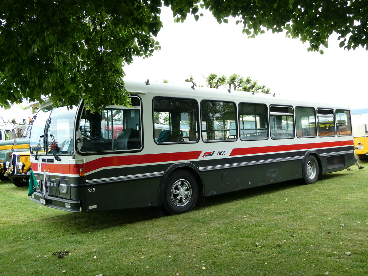 (235'970) - Diem, Wittenbach - Nr. 215/SG 500'011 - Saurer/Hess (ex VBSG St. Gallen Nr. 215) am 21. Mai 2022 in Arbon, Arbon Classics