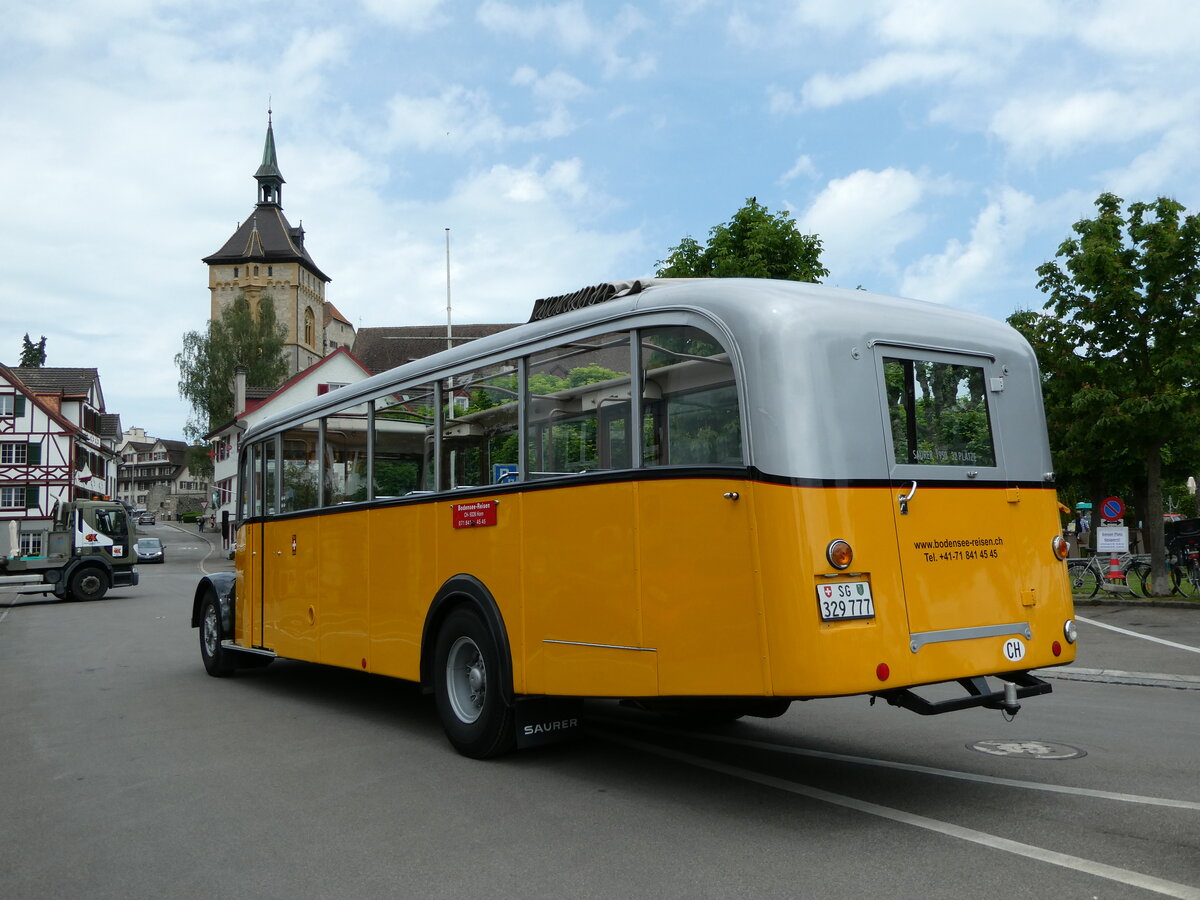 (236'077) - Baumgartner, Horn - Nr. 5/SG 329'777 - Saurer am 21. Mai 2022 in Arbon, Arbon Classics