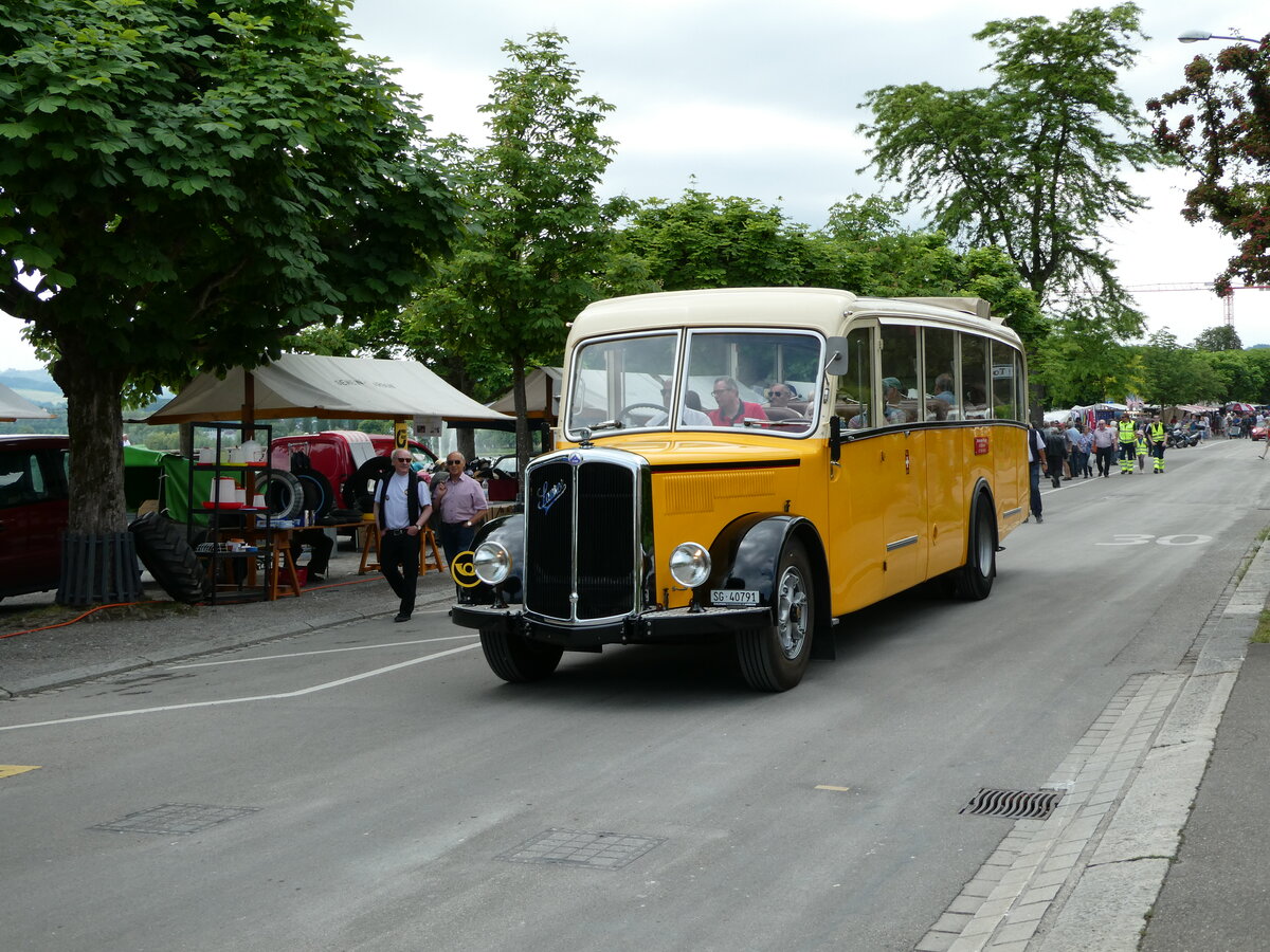 (236'080) - Baumgartner, Horn - SG 40'791 - Saurer am 21. Mai 2022 in Arbon, Arbon Classics