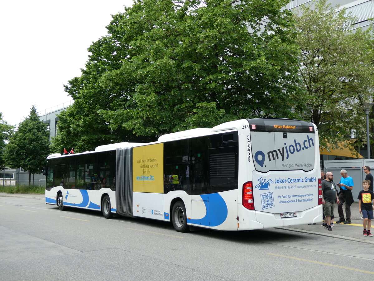 (236'155) - BOGG Wangen b.O. - Nr. 218/SO 78'623 - Mercedes am 22. Mai 2022 in Olten, Industriewerk