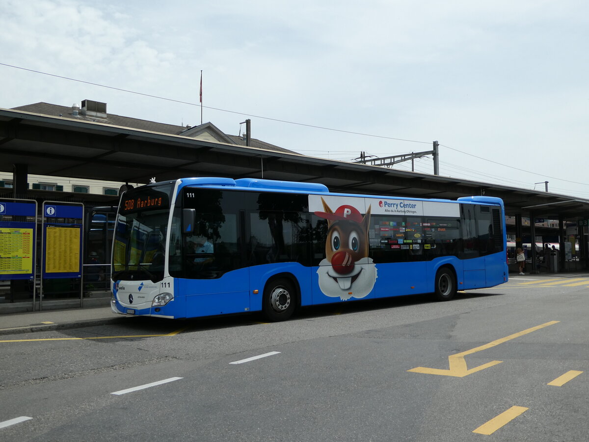 (236'184) - BOGG Wangen b.O. - Nr. 111/SO 103'592 - Mercedes am 22. Mai 2022 beim Bahnhof Olten