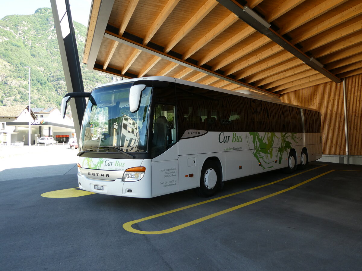 (236'240) - ABl Biasca - Nr. 13/TI 231'013 - Setra am 26. Mai 2022 in Biasca, Garage