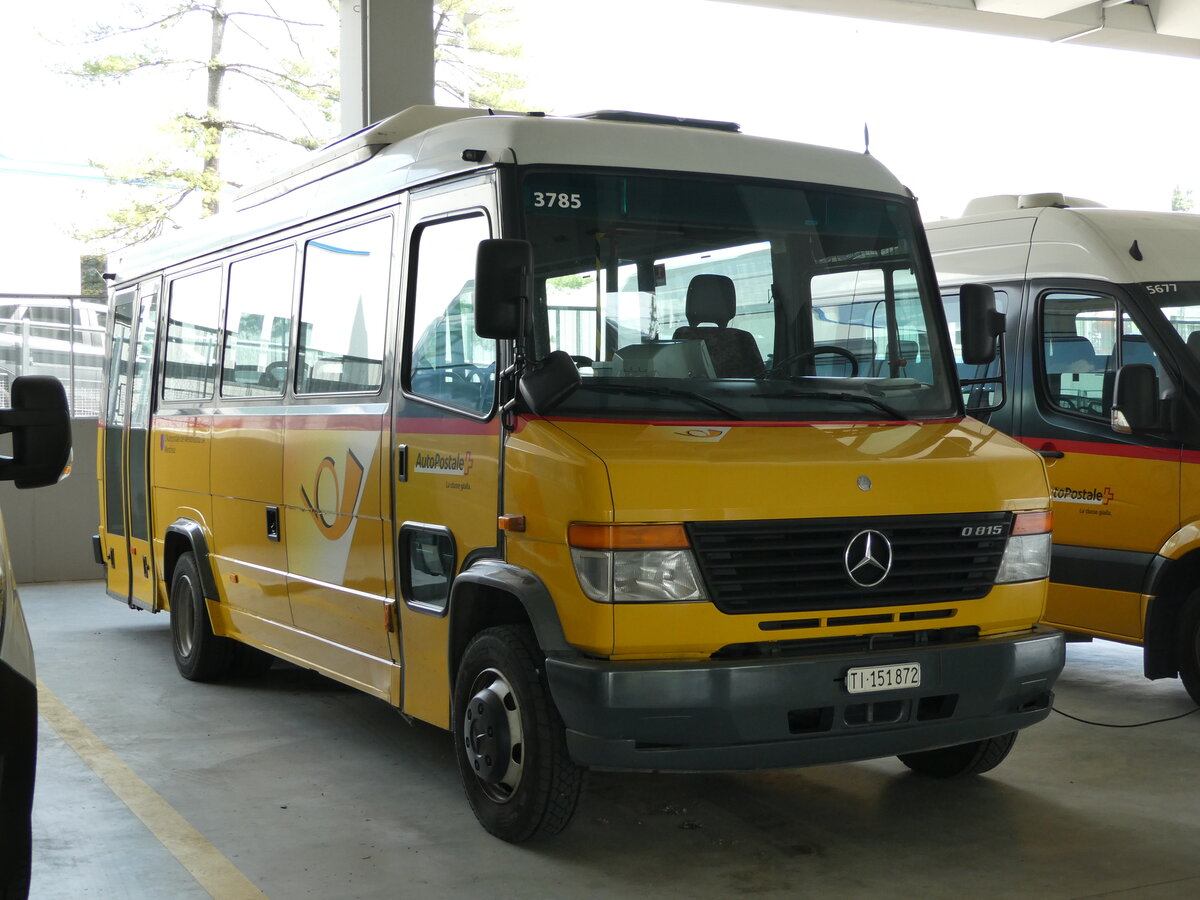 (236'339) - Autopostale, Mendrisio - TI 151'872 - Mercedes am 26. Mai 2022 in Mendrisio, Neue Garage