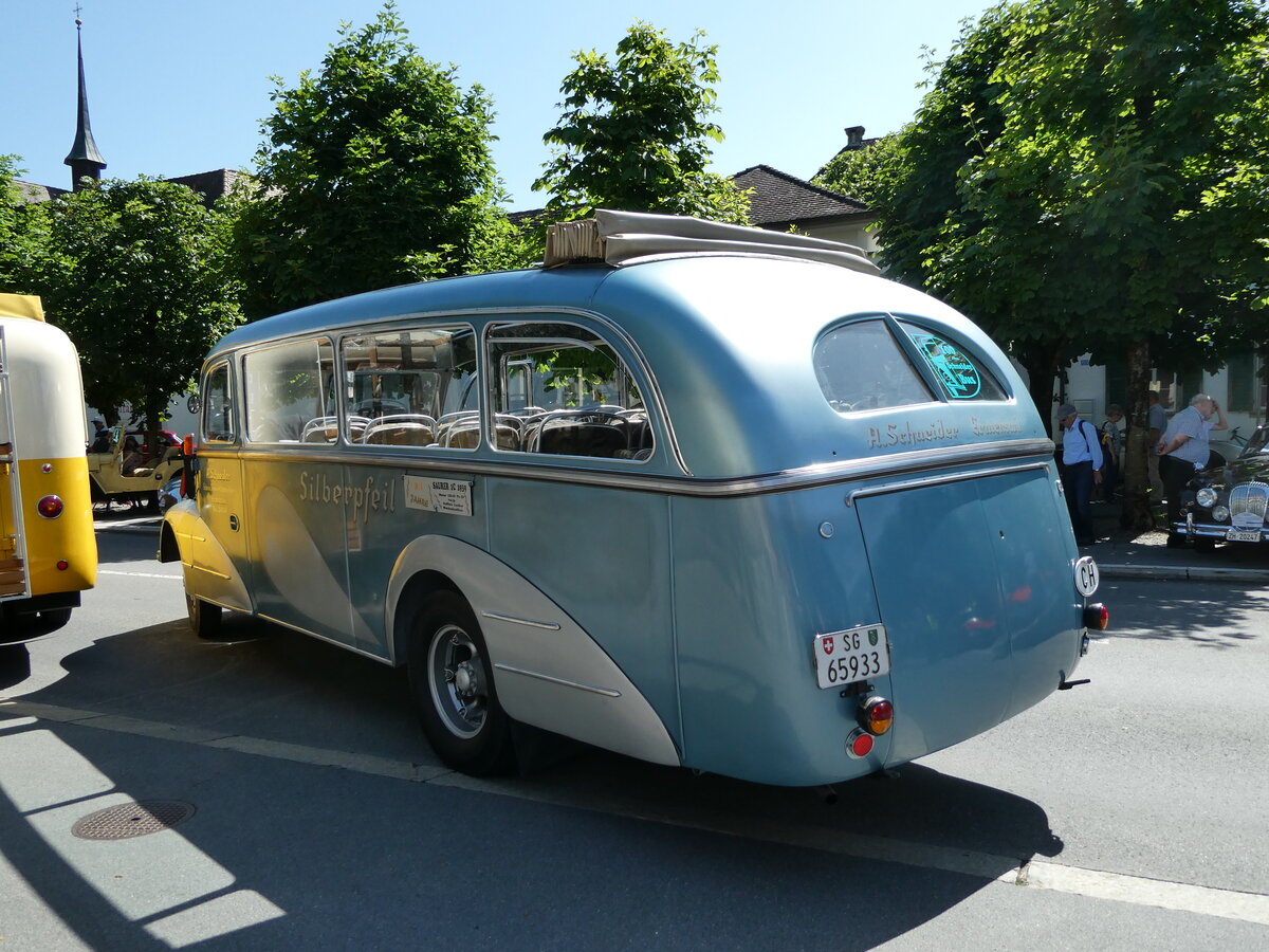 (236'609) - Schneider, Ermenswil - SG 65'933 - Saurer/Lauber am 4. Juni 2022 in Sarnen, OiO