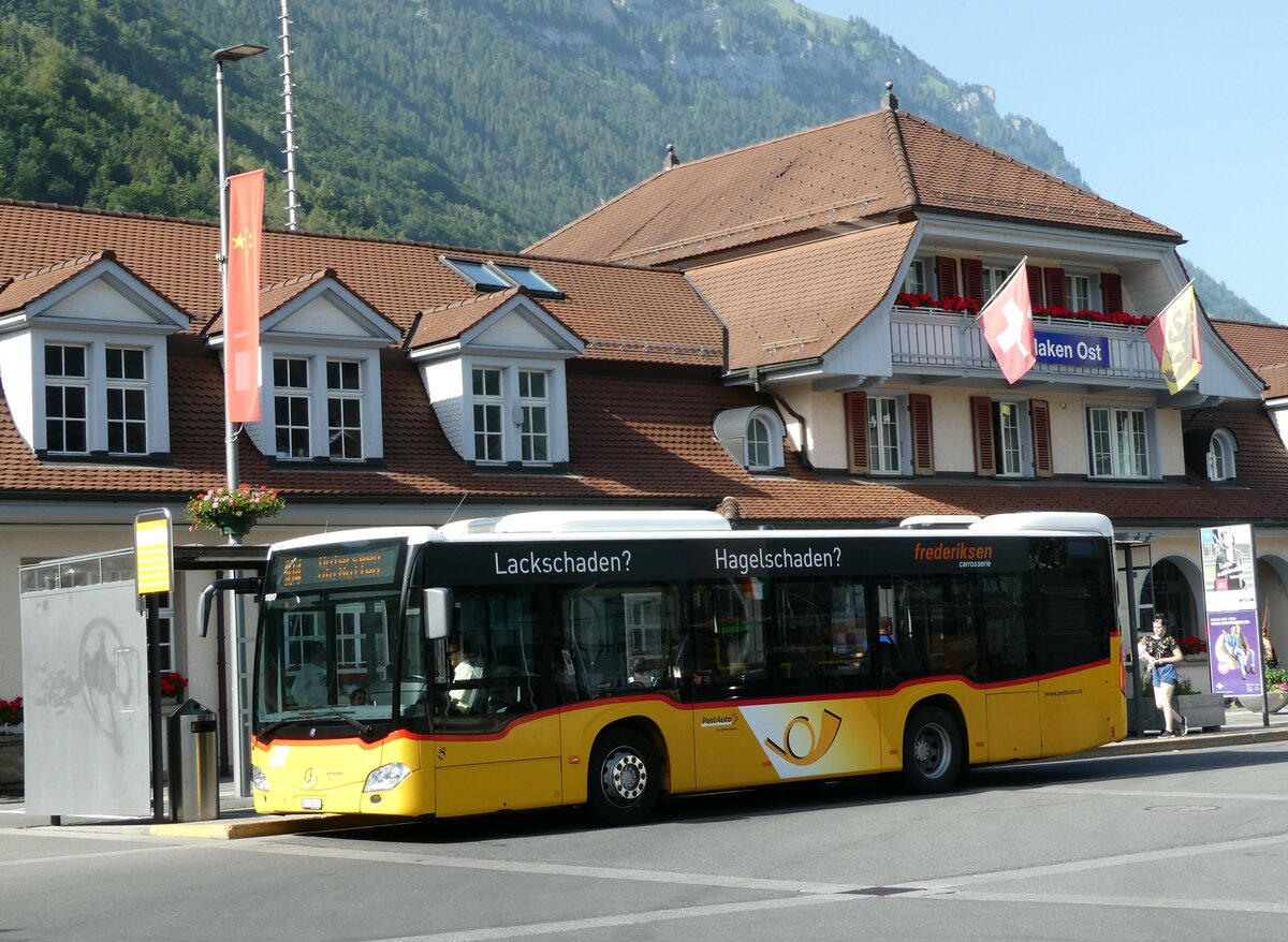 (237'251) - PostAuto Bern - BE 534'630 - Mercedes am 18. Juni 2022 beim Bahnhof Interlaken Ost