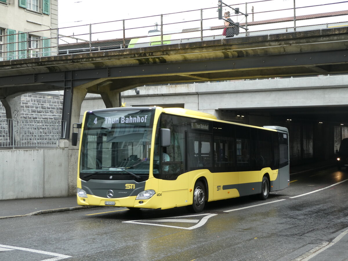 (237'419) - STI Thun - Nr. 404/BE 523'404 - Mercedes am 24. Juni 2022 in Thun, Frutigenstrasse