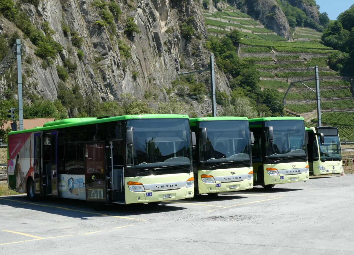 (238'124) - TPC Aigle - Nr. 27/VD 608 - Setra (ex Volnbusz, H-Budapest) am 16. Juli 2022 in Aigle, Dpt