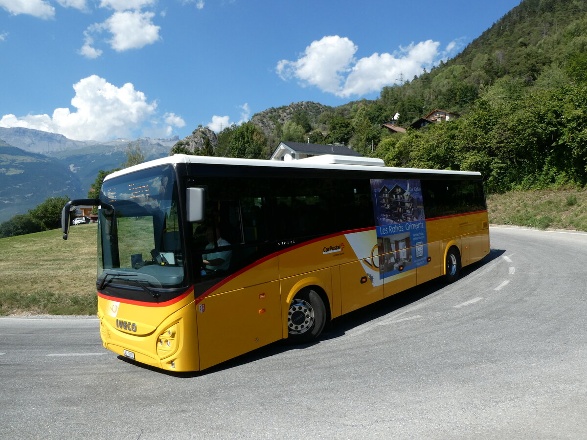 (238'175) - TSAR, Sierre - VS 16'092 - Iveco am 16. Juli 2022 in Niouc, Route d'Anniviers