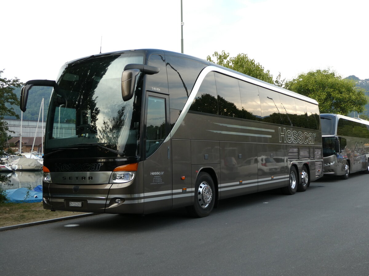 (238'309) - Hesscar, Embrach - ZH 116'245 - Setra am 22. Juli 2022 in Thun, Strandbad 