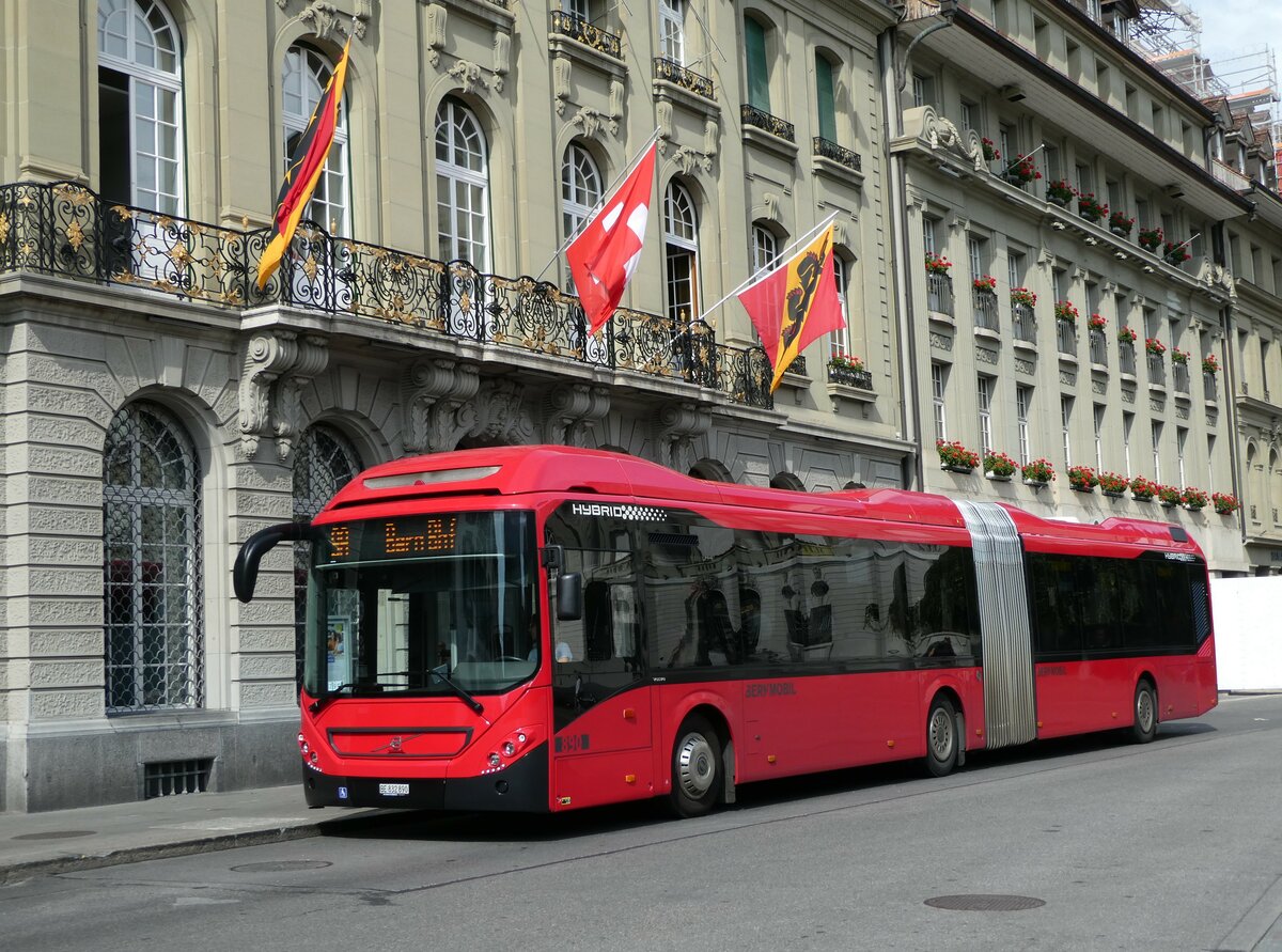 (238'520) - Bernmobil, Bern - Nr. 890/BE 832'890 - Volvo am 28. Juli 2022 in Bern, Bundesplatz