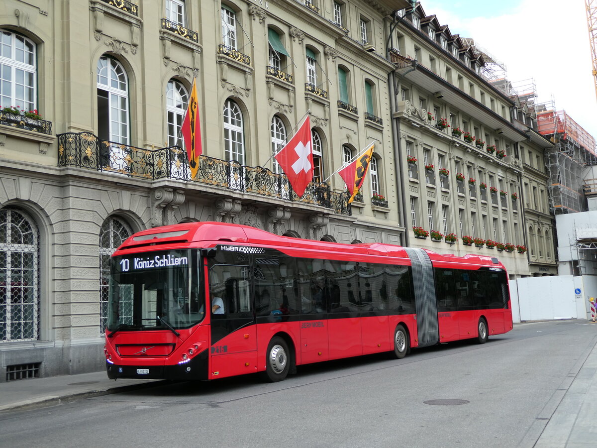 (238'539) - Bernmobil, Bern - Nr. 216/BE 881'216 - Volvo am 28. Juli 2022 in Bern, Bundesplatz