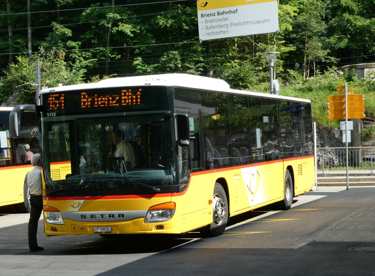 (238'804) - Flck, Brienz - Nr. 6/BE 26'631 - Setra am 1. August 2022 auf dem Brnigpass