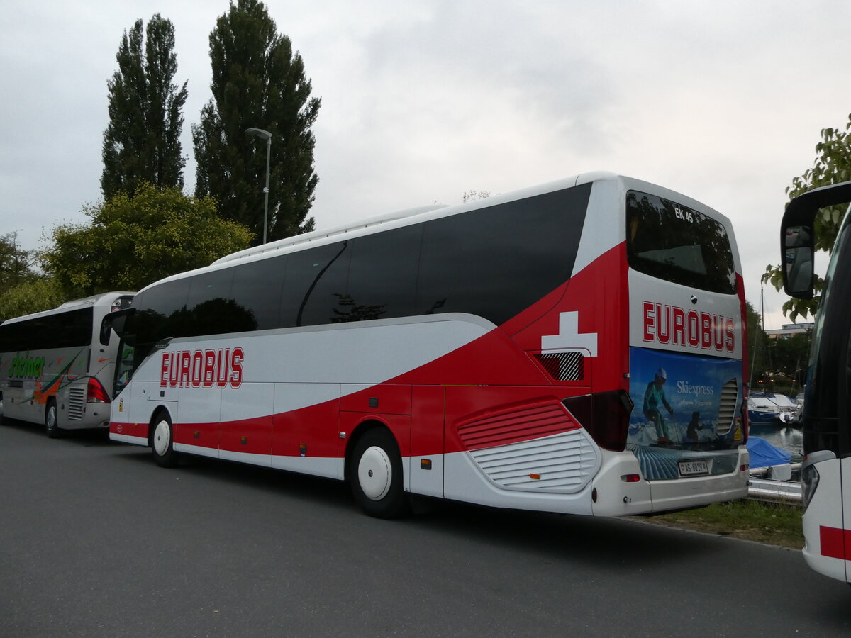 (238'842) - Knecht, Windisch - Nr. 45/AG 6019 - Setra am 6. August 2022 in Thun, Strandbad