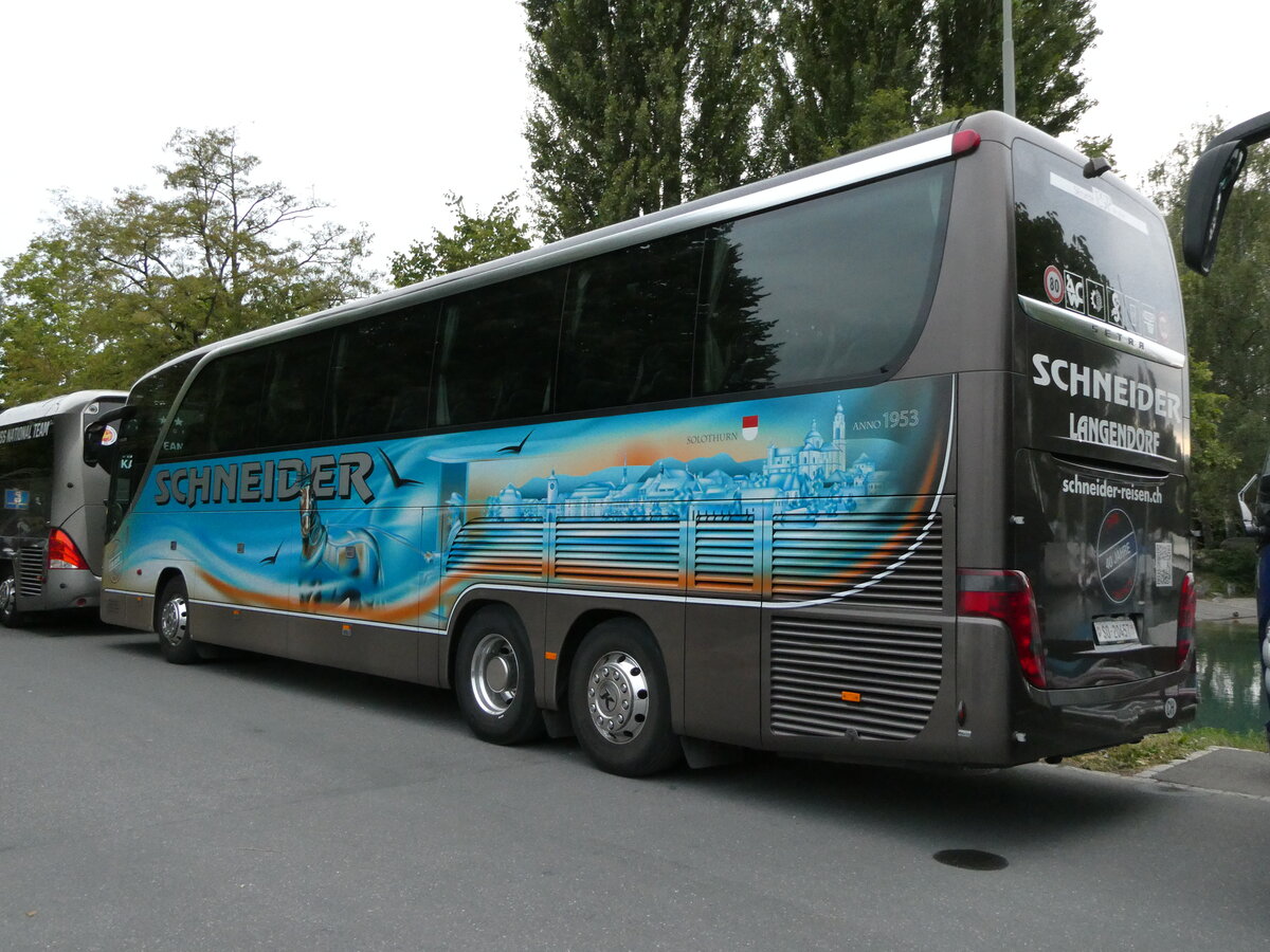 (238'845) - Schneider, Langendorf - SO 20'457 - Setra am 6. August 2022 in Thun, Strandbad