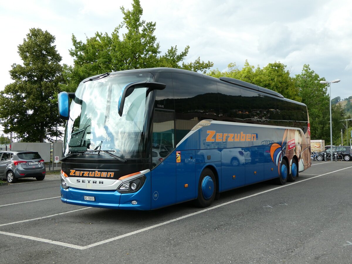 (239'057) - Zerzuben, Visp-Eyholz - Nr. 11/VS 55'832 - Setra am 15. August 2022 in Thun