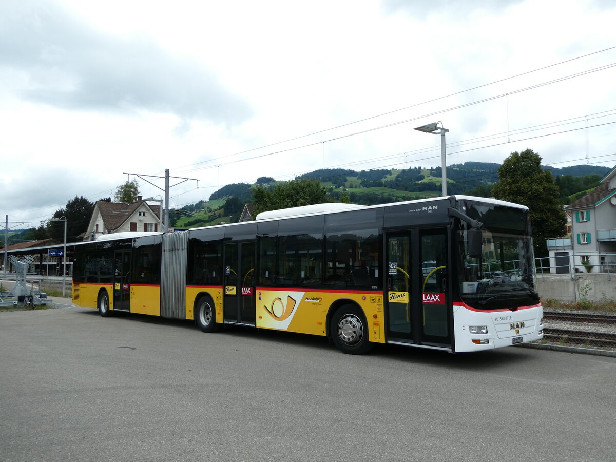 (239'251) - PostAuto Graubnden - GR 102'306 - MAN (ex PostAuto Ostschweiz; ex Kistler, Reichenburg) am 20. August 2022 in Nesslau, Garage