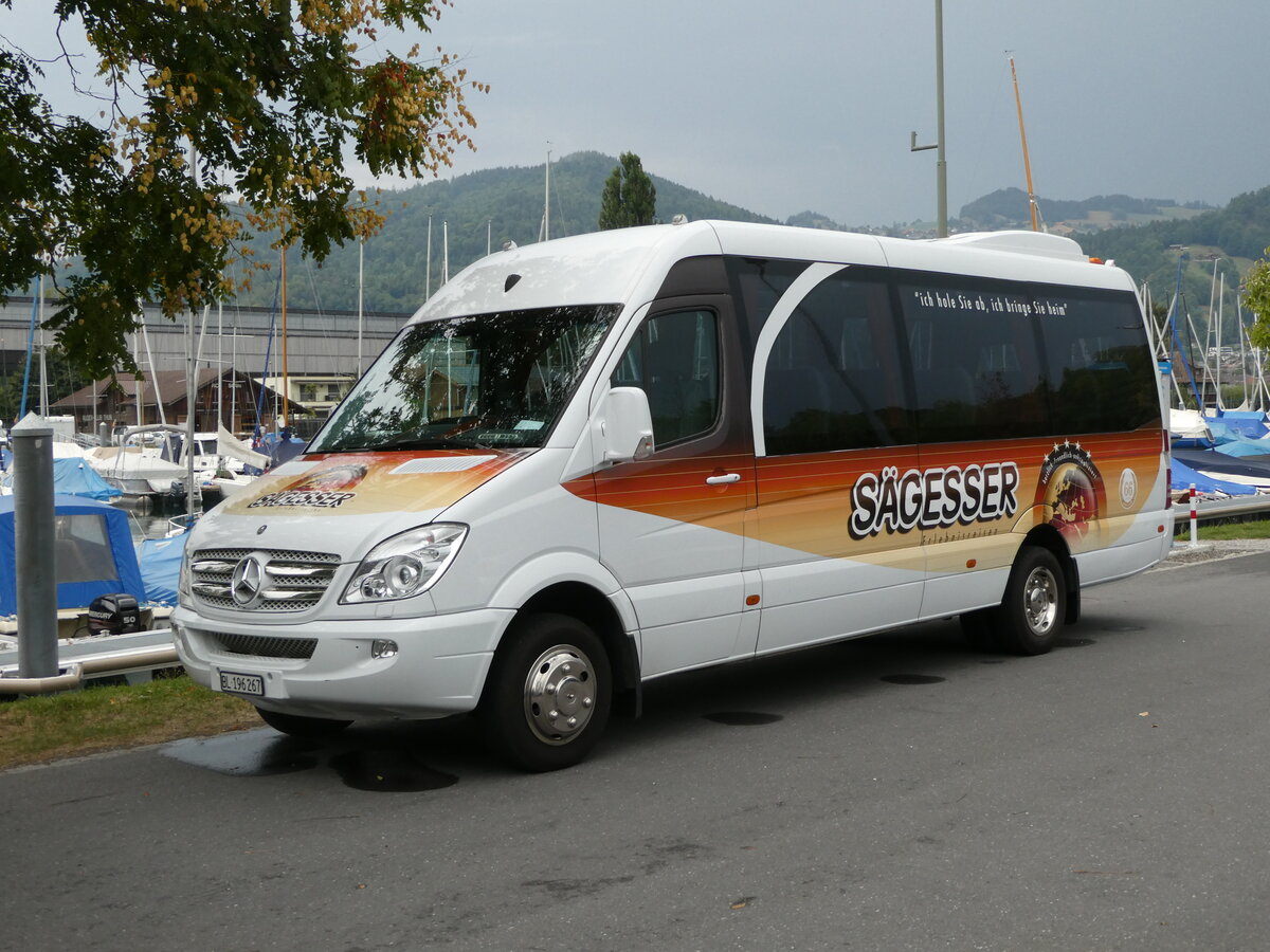 (239'475) - Sgesser, Wintersingen - BL 196'267 - Mercedes am 26. August 2022 in Thun, Strandbad