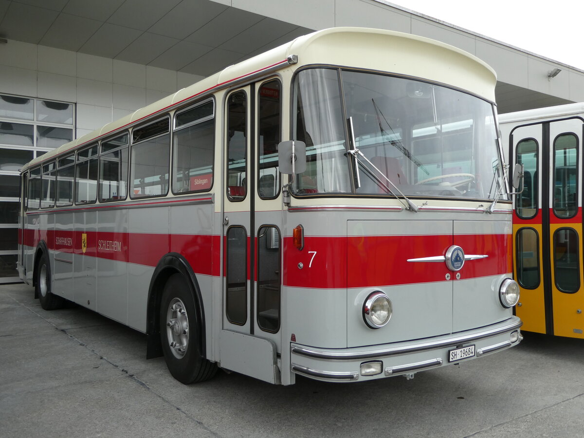 (239'581) - Borer, Neuhausen - Nr. 7/SH 19'684 - Saurer/Tscher (ex Heiniger, Btzberg; ex ASS Schleitheim Nr. 22; ex ASS Schleitheim Nr. 7) am 27. August 2022 in Oberkirch, CAMPUS Sursee