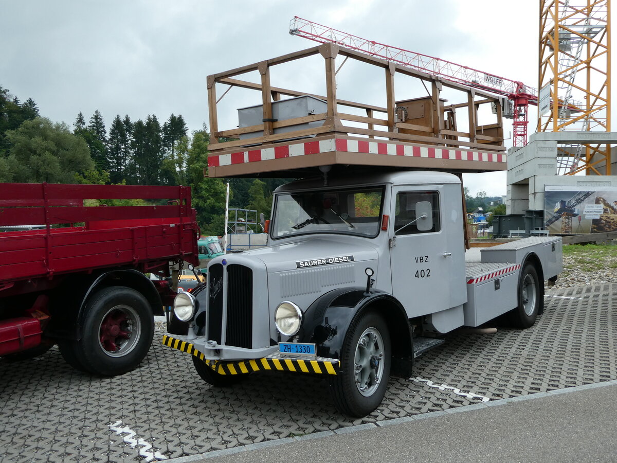 (239'645) - VBZ Zrich - Nr. 402/ZH 1330 - Saurer am 27. August 2022 in Oberkirch, CAMPUS Sursee