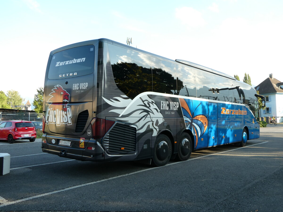 (239'896) - Zerzuben, Visp-Eyholz - Nr. 12/VS 100'431 - Setra am 29. August 2022 in Thun, Seestrasse