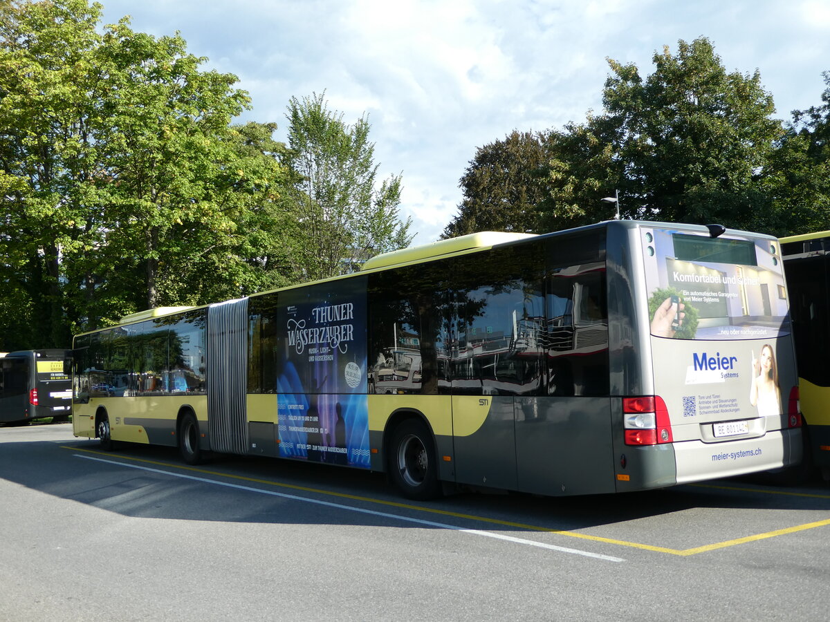 (239'949) - STI Thun - Nr. 142/BE 801'142 - MAN am 5. September 2022 bei der Schifflndte Thun