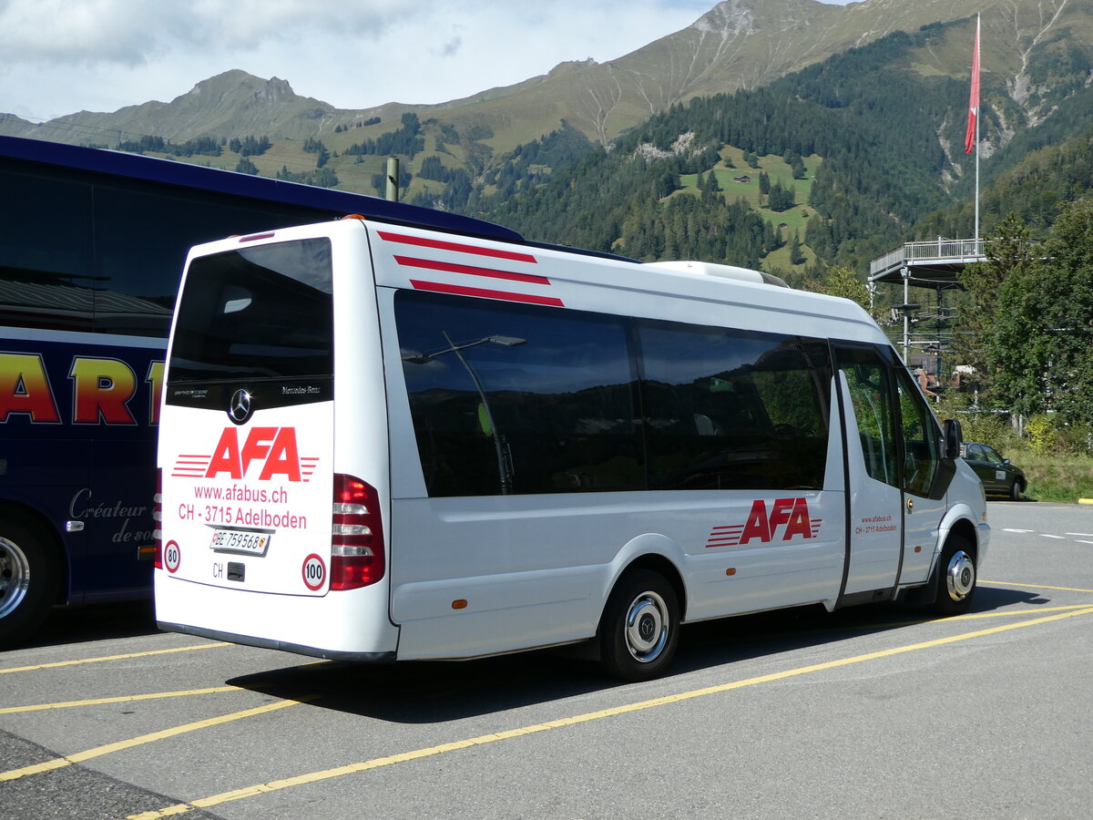 (239'955) - AFA Adelboden - Nr. 49/BE 759'568 - Mercedes (ex Bergmann, Adelboden) am 6. September 2022 in Frutigen, Tropenhaus