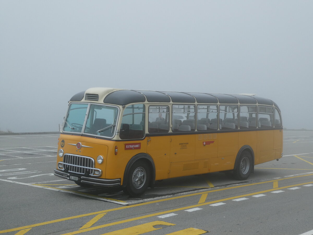 (240'278) - Gerber, Matzendorf - SO 50'805 - FBW/R&J (ex Kontiki, Wettingen; ex P 24'001; ex P 21'501) am 25. September 2022 in Grimsel, Passhhe