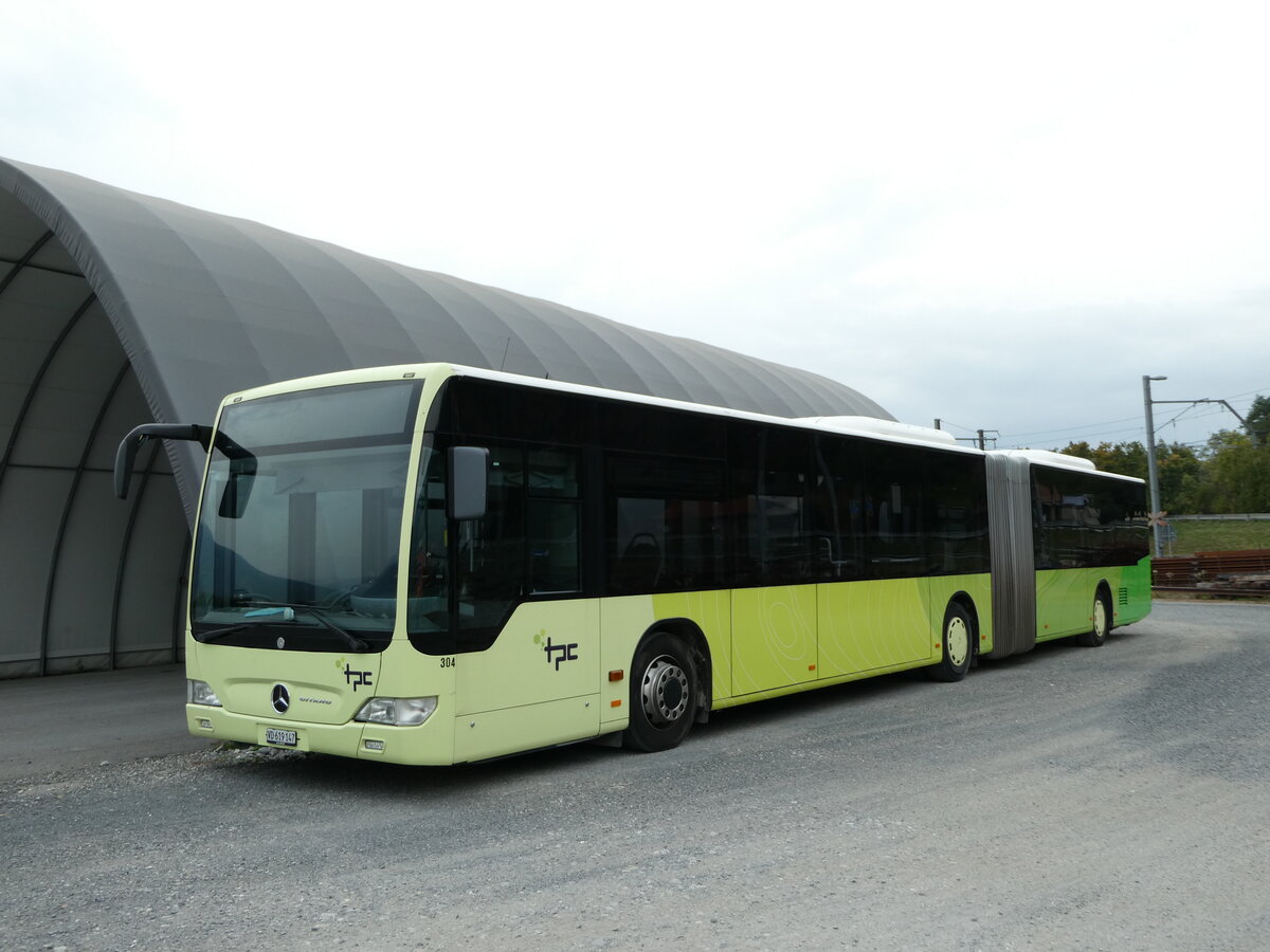 (240'662) - TPC Aigle - Nr. 304/VD 619'147 - Mercedes (ex Hrmann&Shne, D-Hamburg) am 8. Oktober 2022 in Aigle, Dpt