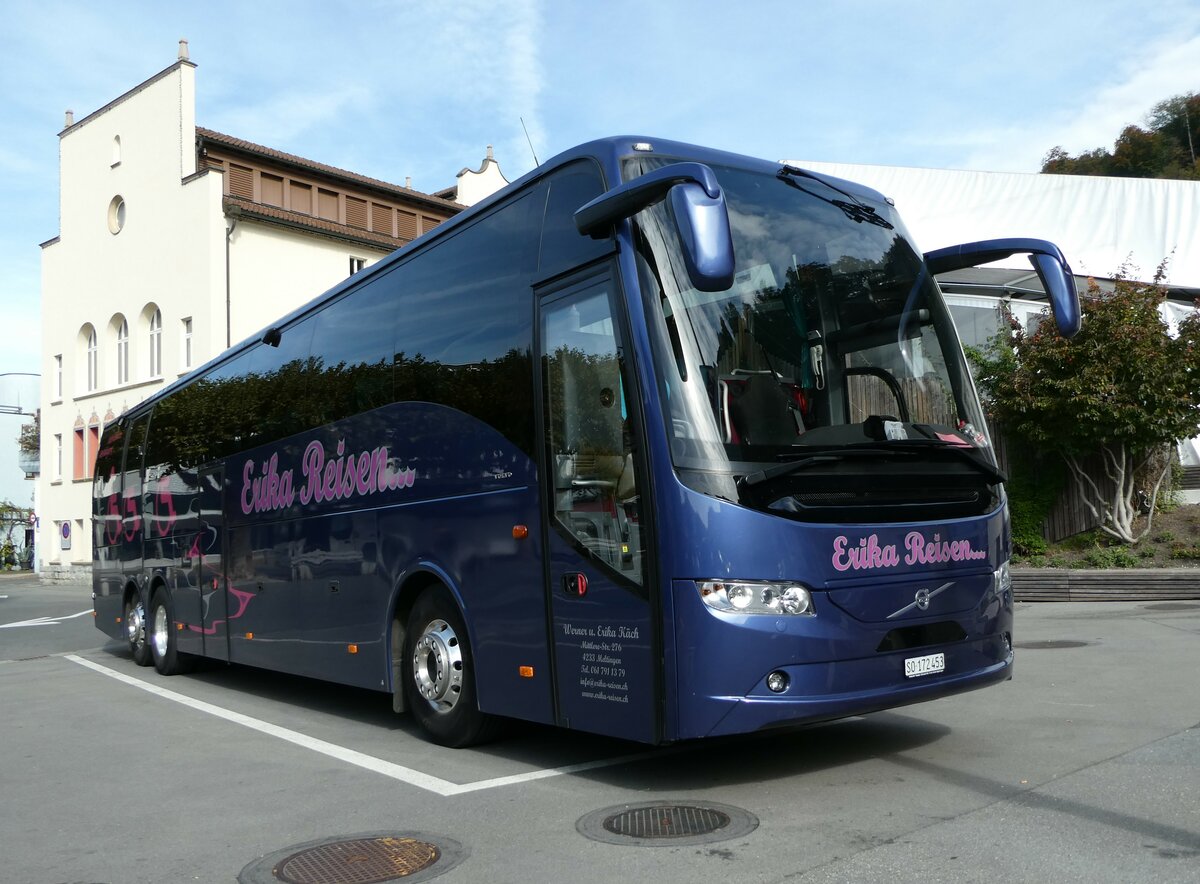 (240'937) - Aus der Schweiz: Erika-Reisen, Meltingen - SO 172'453 - Volvo am 11. Oktober 2022 in Vaduz, Stdtle