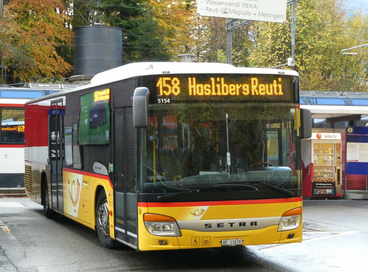 (241'699) - Flck, Brienz - Nr. 0/BE 13'878 - Setra am 22. Oktober 2022 auf dem Brnigpass