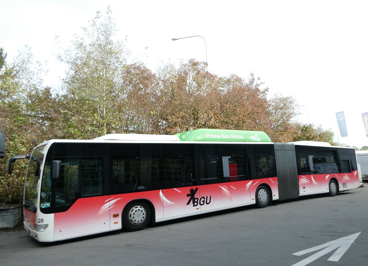 (241'949) - BGU Grenchen - Nr. 28/SO 167'263 - Mercedes am 29. Oktober 2022 in Kerzers, Interbus