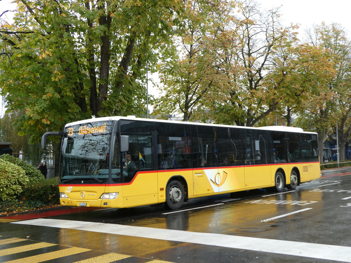 (242'186) - Bucheli, Kriens - Nr. 21/LU 15'030 - Mercedes am 5. November 2022 beim Bahnhof Luzern