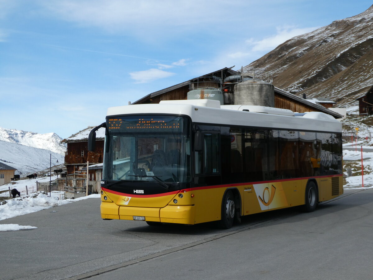 (242'269) - Gaudenz, Andeer - GR 163'715 - Scania/Hess (ex Stutz, Jonen; ex PostAuto Bern; ex AVG Meiringen Nr. 67; ex AVG Meiringen Nr. 67; ex Steiner, Messen) am 8. November 2022 in Juf