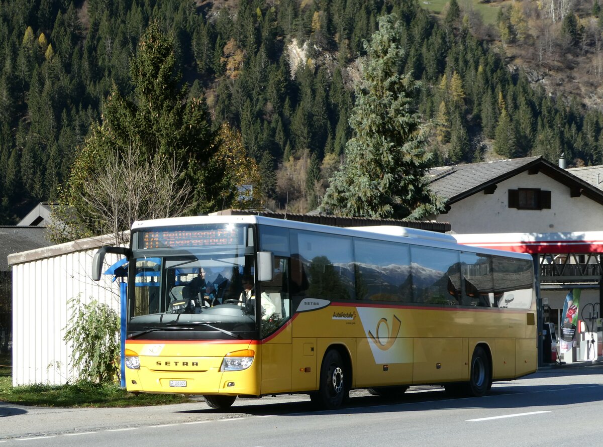 (242'298) - TpM, Mesocco - Nr. 5/GR 108'005 - Setra am 8. November 2022 in Andeer, Tgavugl