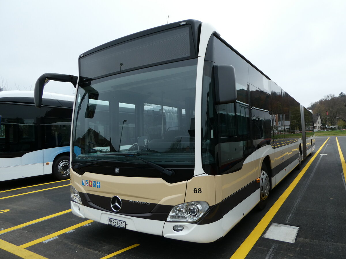 (242'526) - AZZK Zollikon - Nr. 68/ZH 221'368 - Mercedes am 12. November 2022 in Winterthur, EvoBus