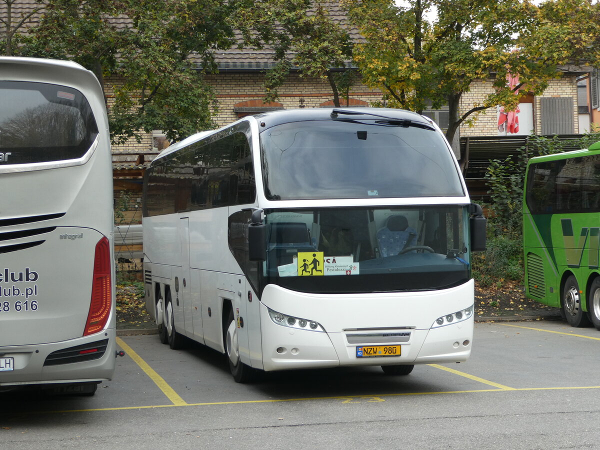 (242'545) - Aus Moldawien: Altur-Impex - NZW 980 - Neoplan am 12. November 2022 in Zrich, Sihlquai