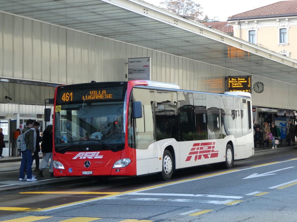 (242'870) - ARL Viganello - Nr. 42/TI 74'342 - Mercedes am 17. November 2022 in Lugano, Centro