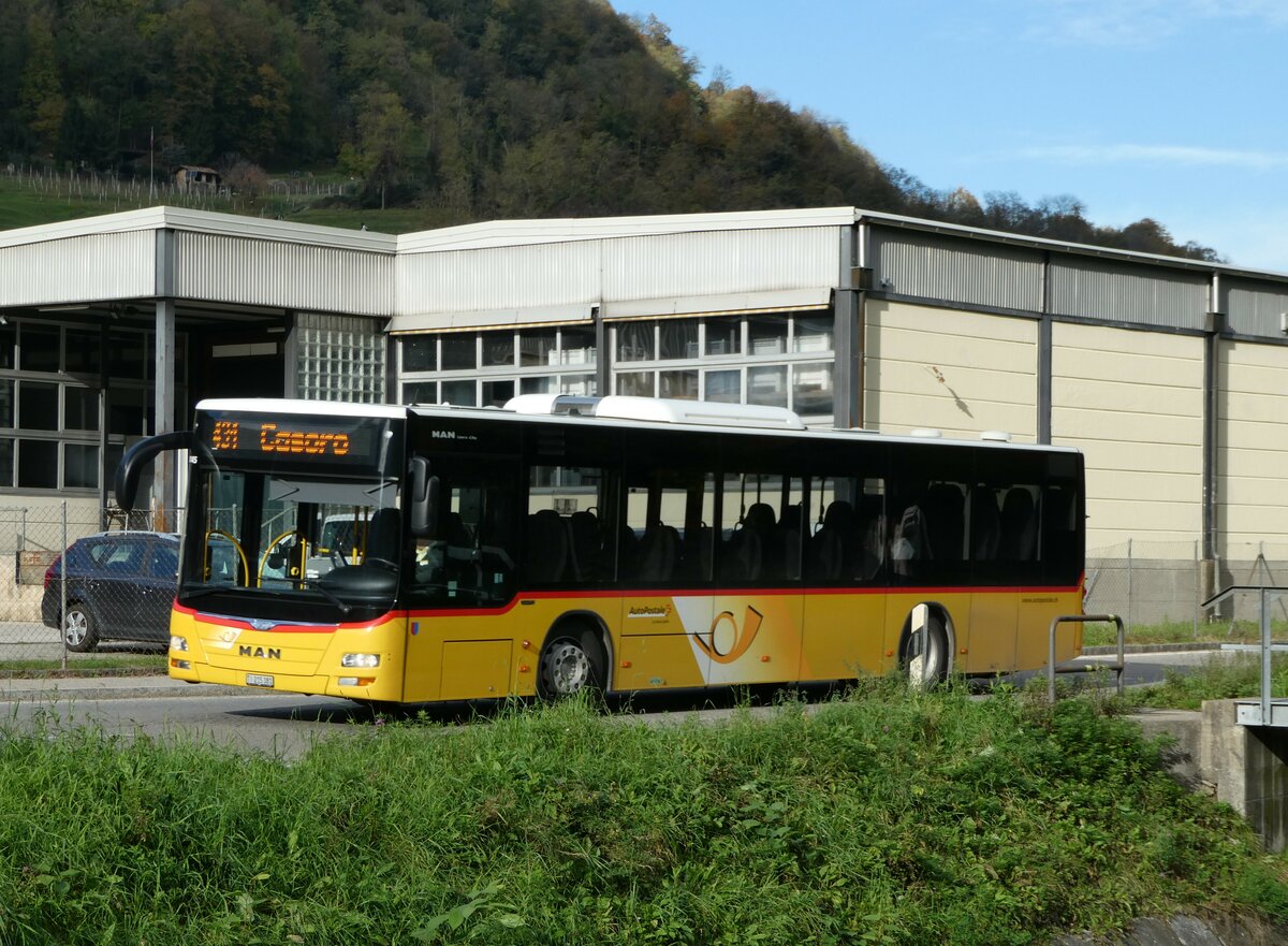 (242'932) - AutoPostale Ticino - Nr. 526/TI 215'381 - MAN am 17. November 2022 in Barbengo, Via Figino