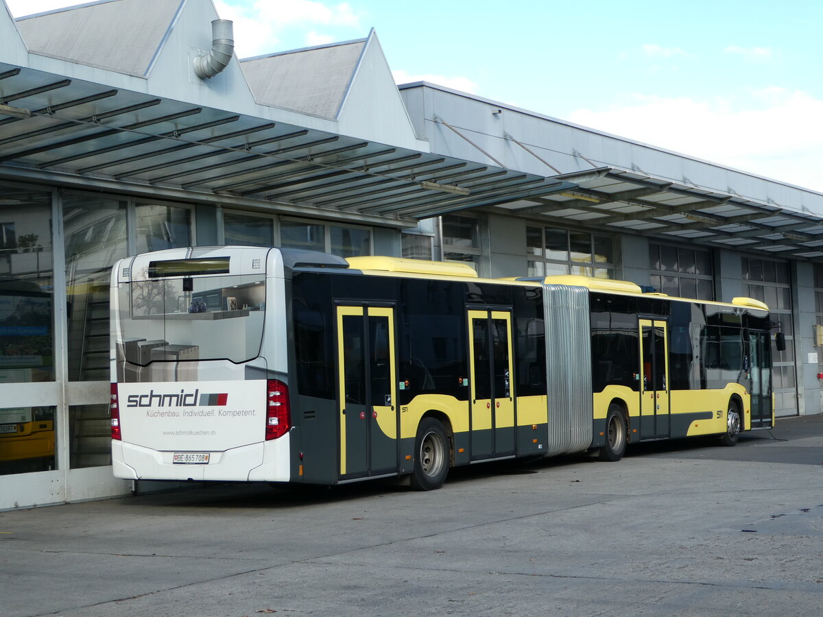 (243'036) - STI Thun - Nr. 708/BE 865'708 - Mercedes am 20. November 2022 in Thun, Garage