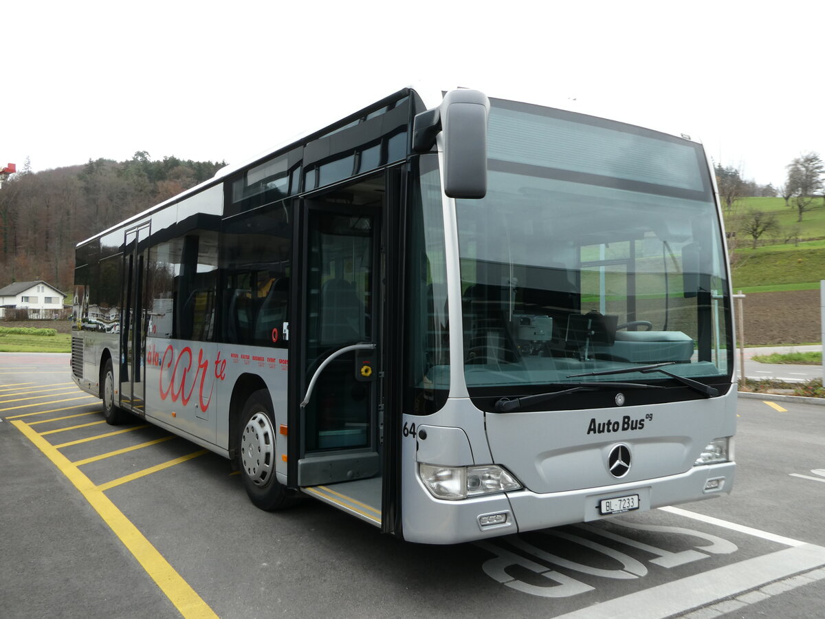 (243'244) - AAGL Liestal - Nr. 64/BL 7233 - Mercedes am 29. November 2022 in Winterthur, EvoBus