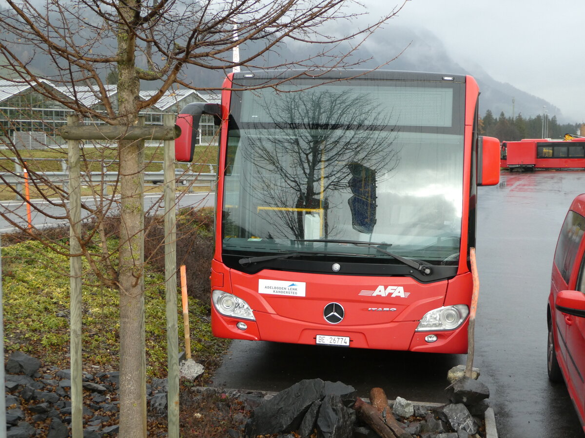 (243'317) - AFA Adelboden - Nr. 95/BE 26'774 - Mercedes am 30. November 2022 in Frutigen, Garage