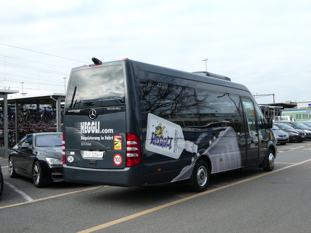 (243'348) - Heggli, Kriens - Nr. 69/LU 12'544 - Mercedes am 2. Dezember 2022 in Thun, CarTerminal