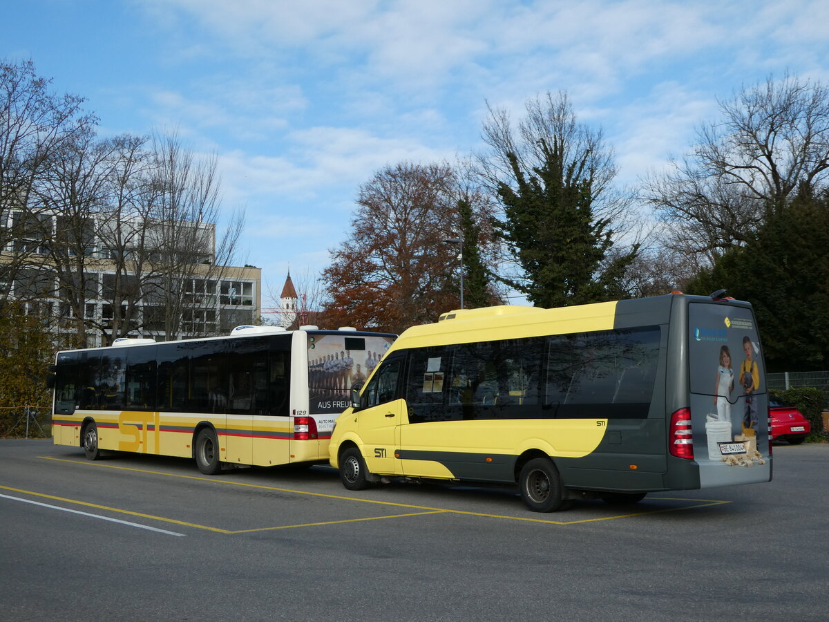 (243'355) - STI Thun - Nr. 4/BE 841'004 - Mercedes am 2. Dezember 2022 bei der Schifflndte Thun