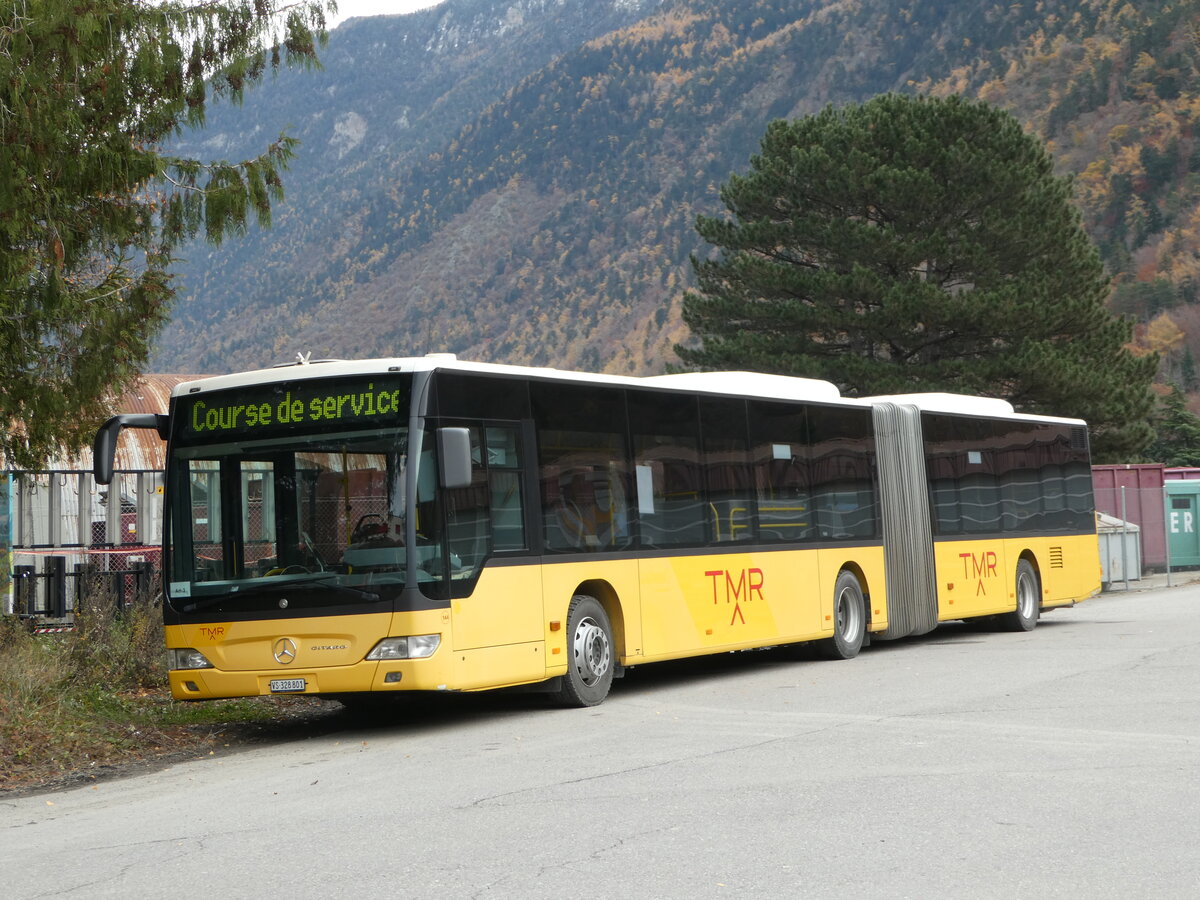 (243'379) - TMR Martigny - Nr. 144/VS 328'801 - Mercedes am 3. Dezember 2022 in Martigny, Garage