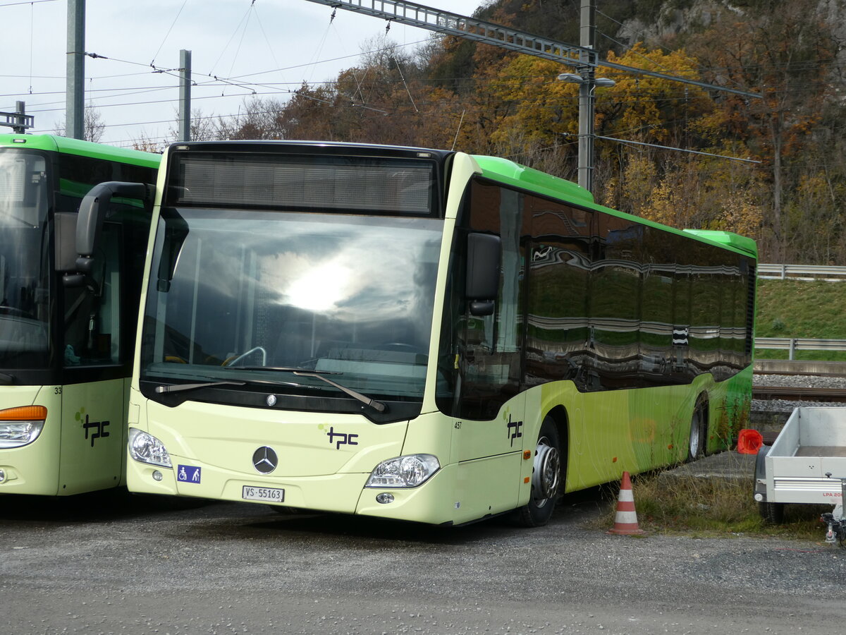 (243'414) - TPC Aigle - Nr. 457/VS 55'163 - Mercedes (ex Ledermair, A-Schwaz) am 3. Dezember 2022 in Aigle, Dpt