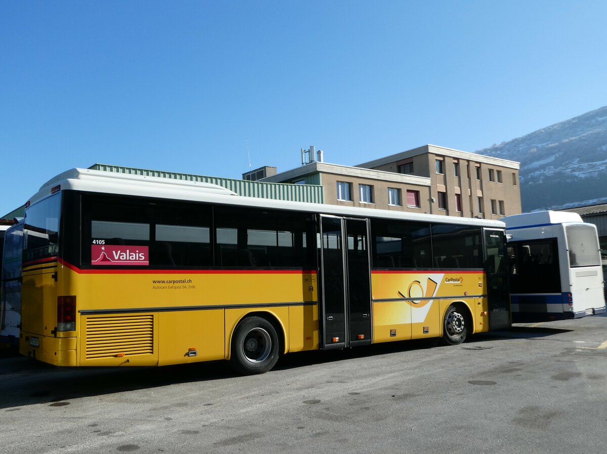 (243'770) - Evquoz, Erde - VS 1011 - Setra am 11. Dezember 2022 in Sion, Interbus