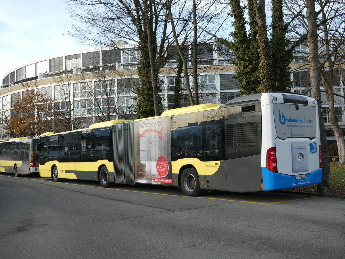 (244'050) - STI Thun - Nr. 173/BE 752'173 - Mercedes am 19. Dezember 2022 bei der Schifflndte Thun