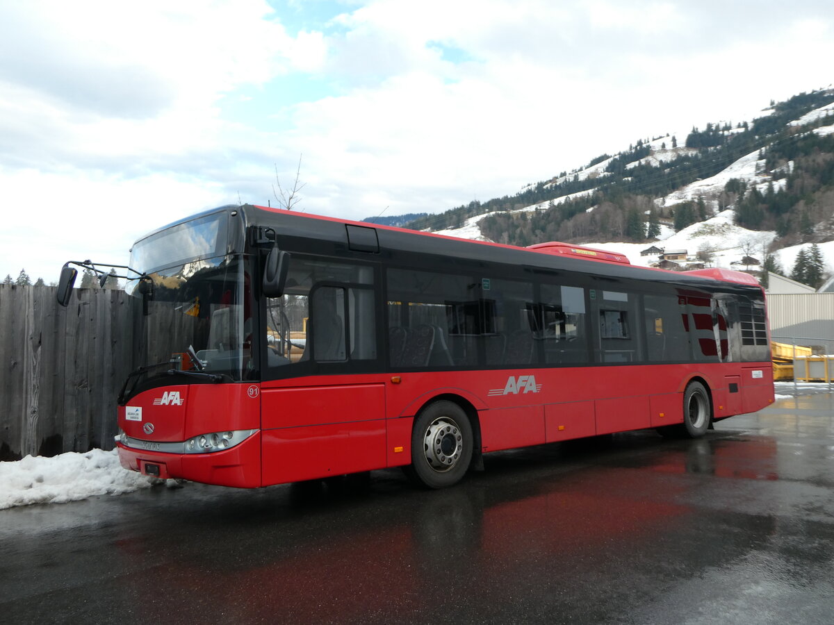 (244'067) - AFA Adelboden - Nr. 91 - Solaris am 20. Dezember 2022 in Frutigen, Garage